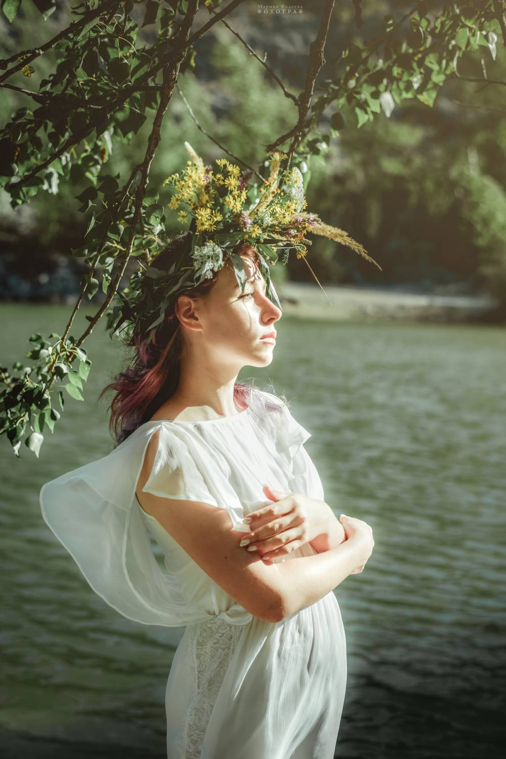 девушка, жанр, лето, озеро, солнце, адыгея,  Мариночка