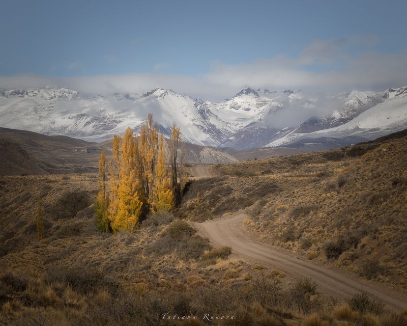 Дорога в парк Патагония фото превью