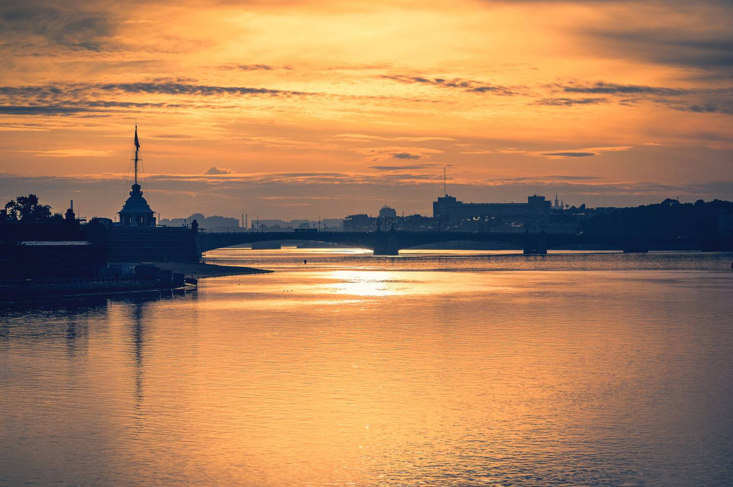 архитектура, силуэты, Санкт-Петербург, Васильев Андрей