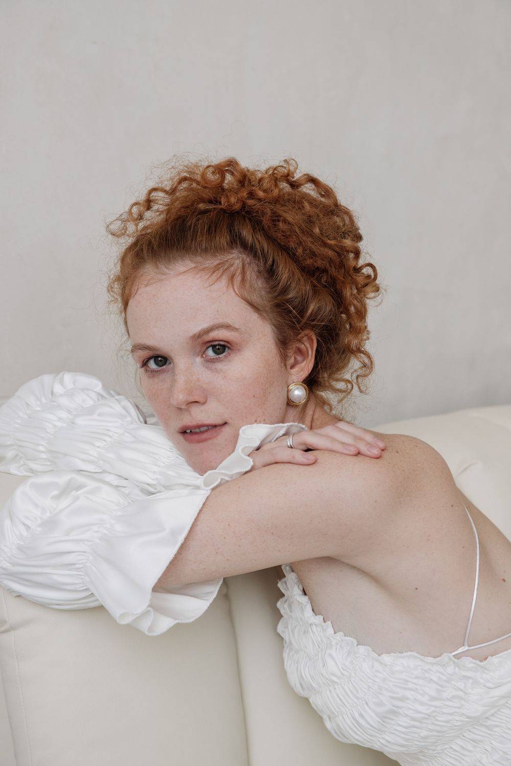 женский портрет, студийный портрет, невеста, утро невесты, Элина Ларченкова