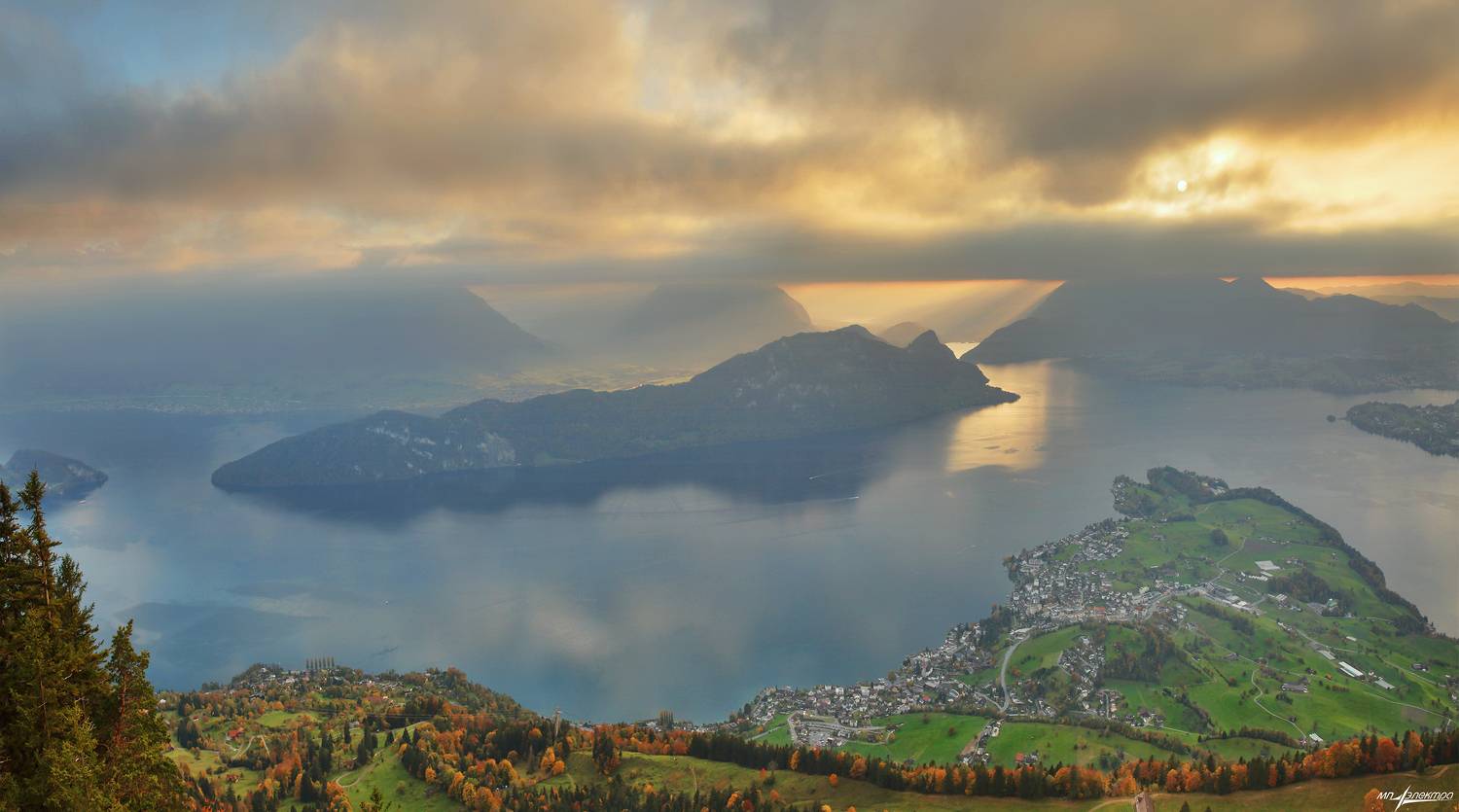 swiss,швейцария,осень,rigi, Николай Матвеев