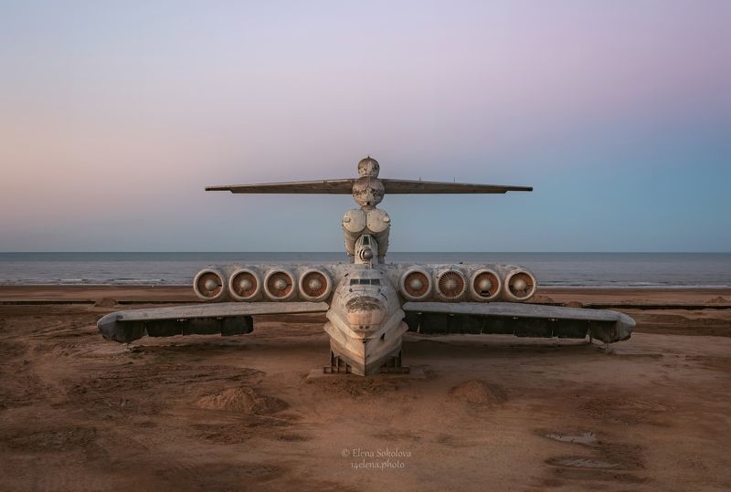 лунь, море, экраноплан Экраноплан \