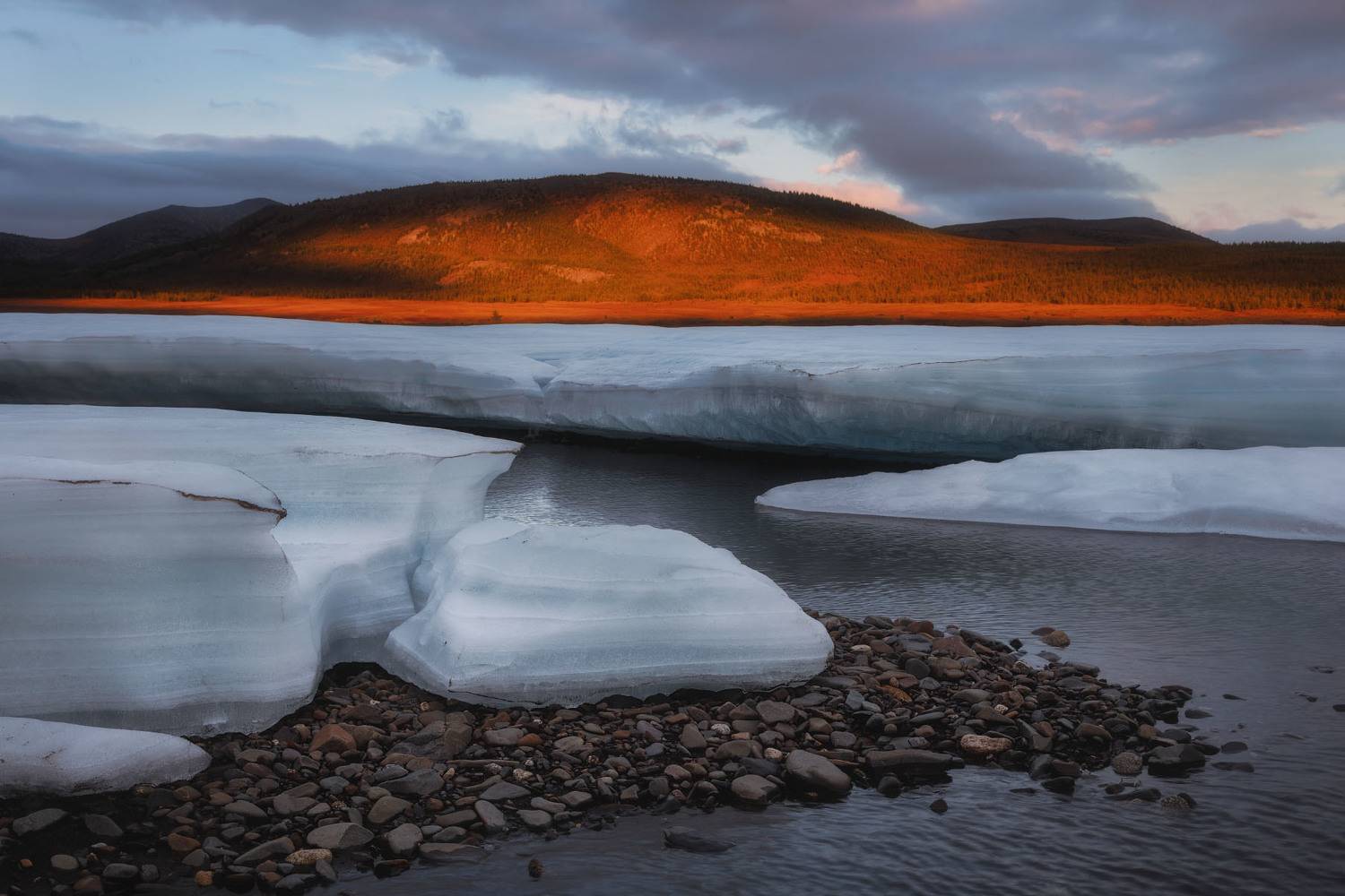 якутия хребет черского улахан-чистай река антагачан закат, Шишкин Дмитрий