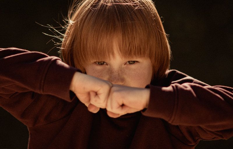 детский осенний портет Григорий фото превью