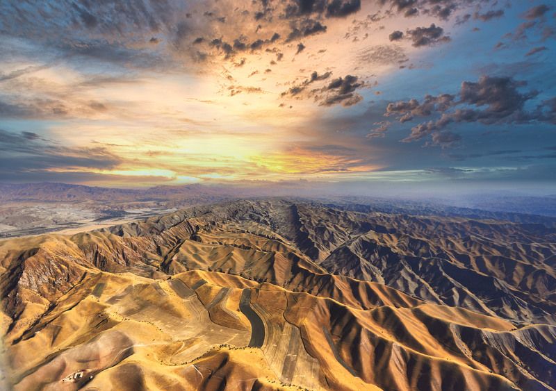 Хатлонские закаты с высоты птичьего полета… Яван-Дангара-Темурмалик(Советский). Таджикистан фото превью