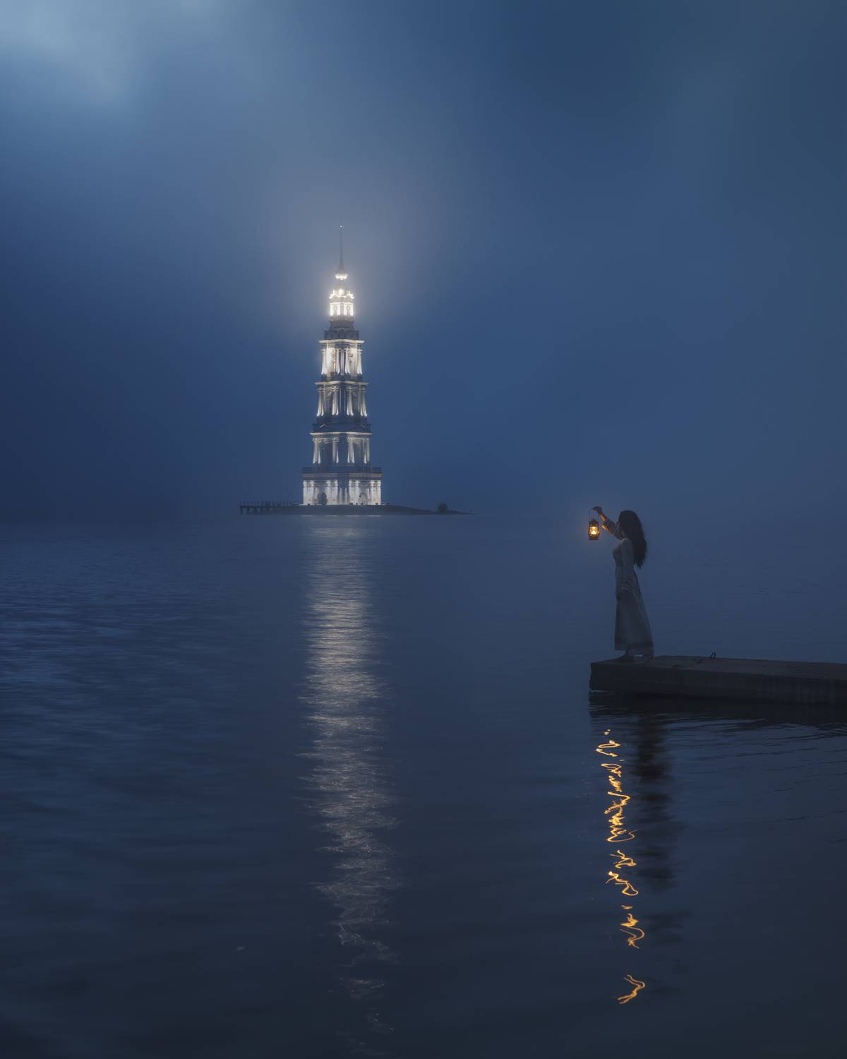 калязин, туман, туманное утро, Natalia Zakharova