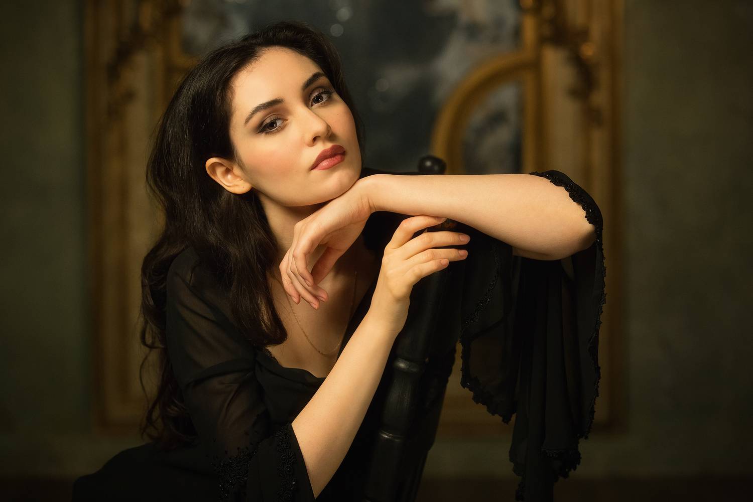 портрет, девушка, Алексей Назаров