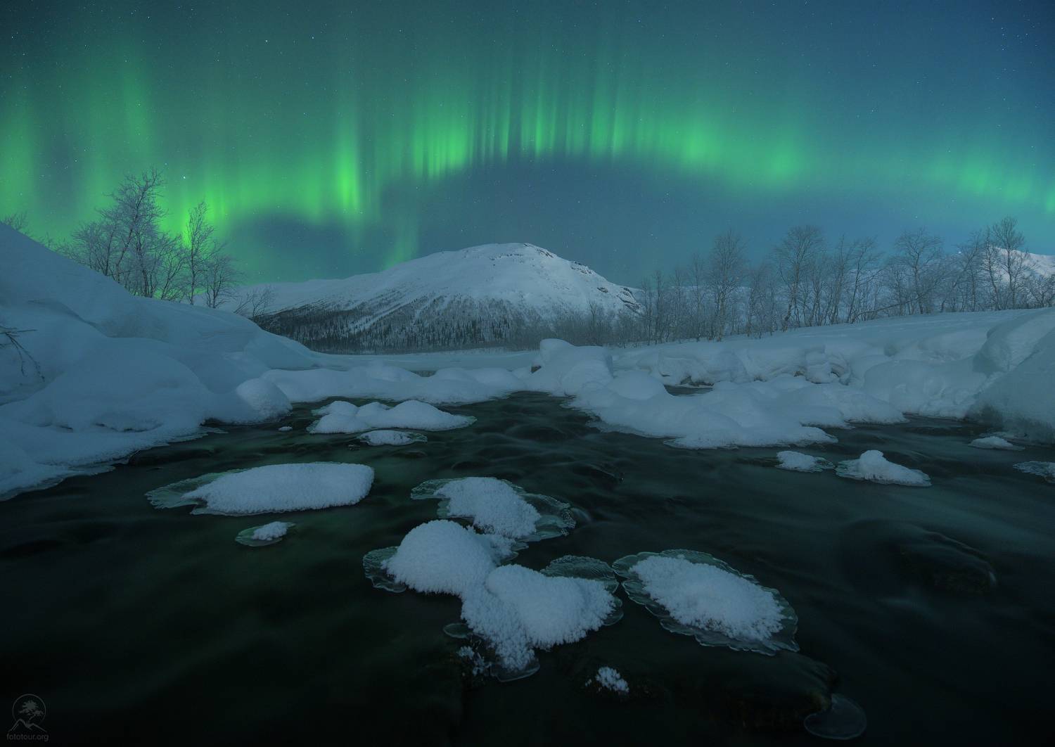вудъявр, кольский, кировск, хибины, зима, фототур на кольский, мурманская область, речки, зимний кольский, Гордиенко Анатолий