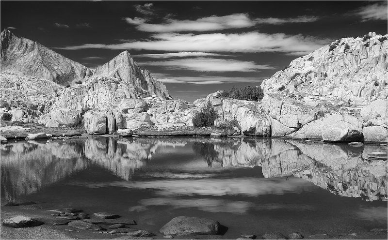 Lakes Mountains Sierra Nevada Bear Lakes Basin фото превью
