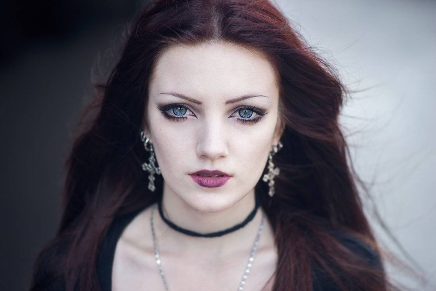 living doll,portrait,girl,earrings, Боби Костадинов