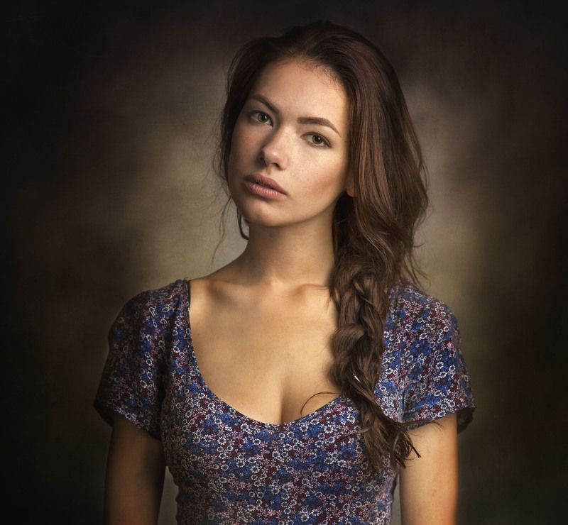 портрет, девушка, студия,2015 Диана фото превью