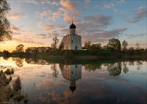 Закат в Боголюбово