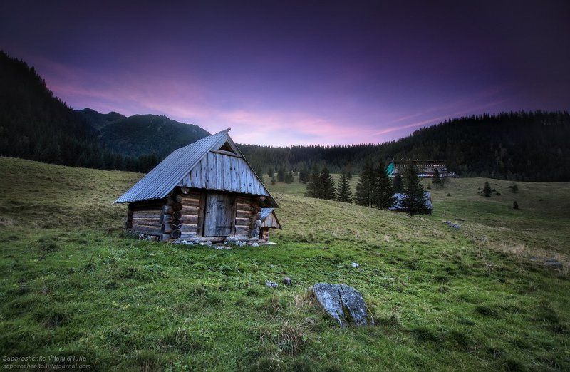 evening, familygarden, kalatowki, poland, tatra mountains, tatry, vint26, zakopane, zaporozhenko Evening in the Tatras фото превью
