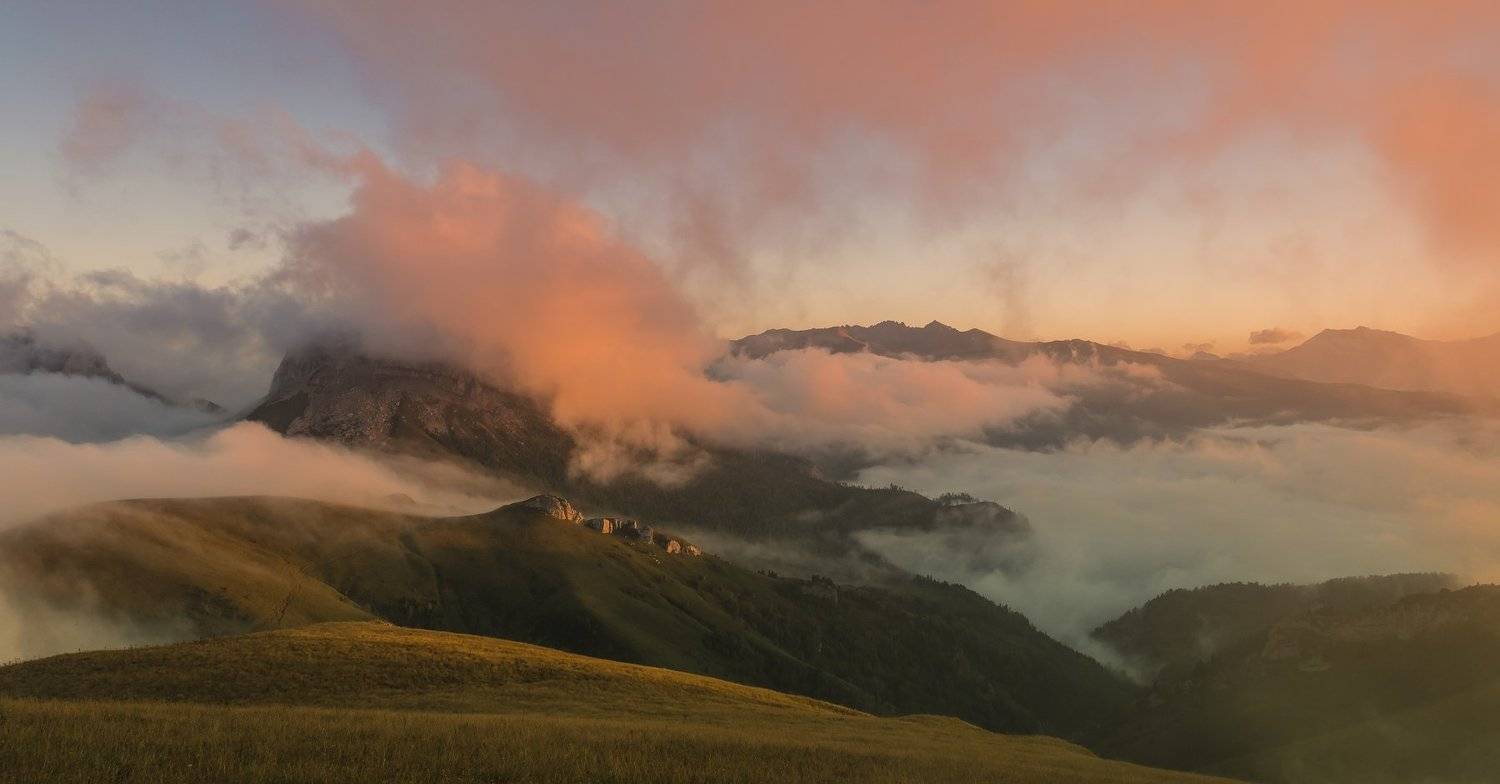 осень, ачешбок, 2015, закат, сентябрь, ФЁДОР
