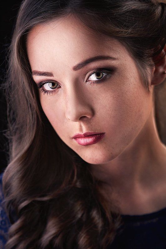 портрет, студия, лицо Даша фото превью