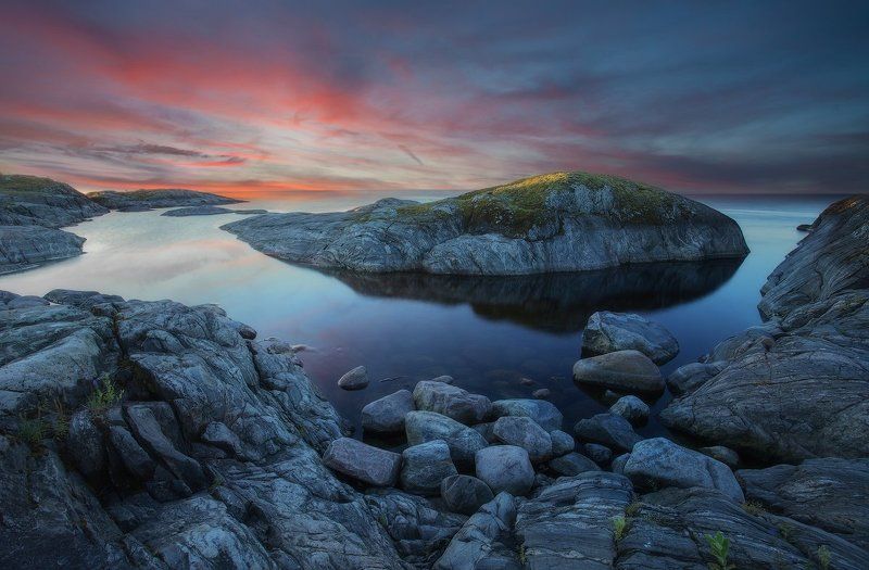 карелия, терву, ладога, шхеры, острова, пейзаж, восход,  *** фото превью