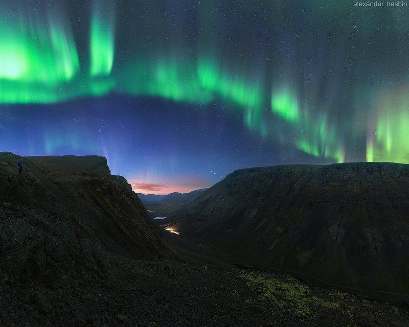 кольский, кольский полуостров, хибины, полярное сияние, аврора Arctic Light фото превью