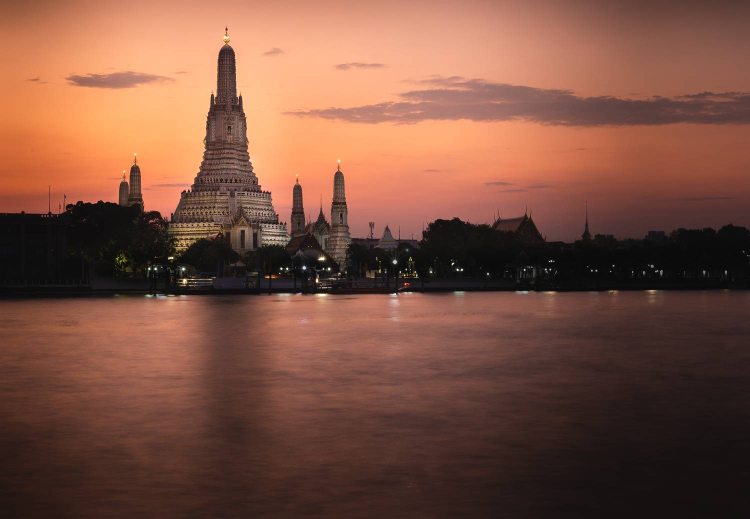 таиланд, бангкок, храм, утренняя заря, Потапов Сергей