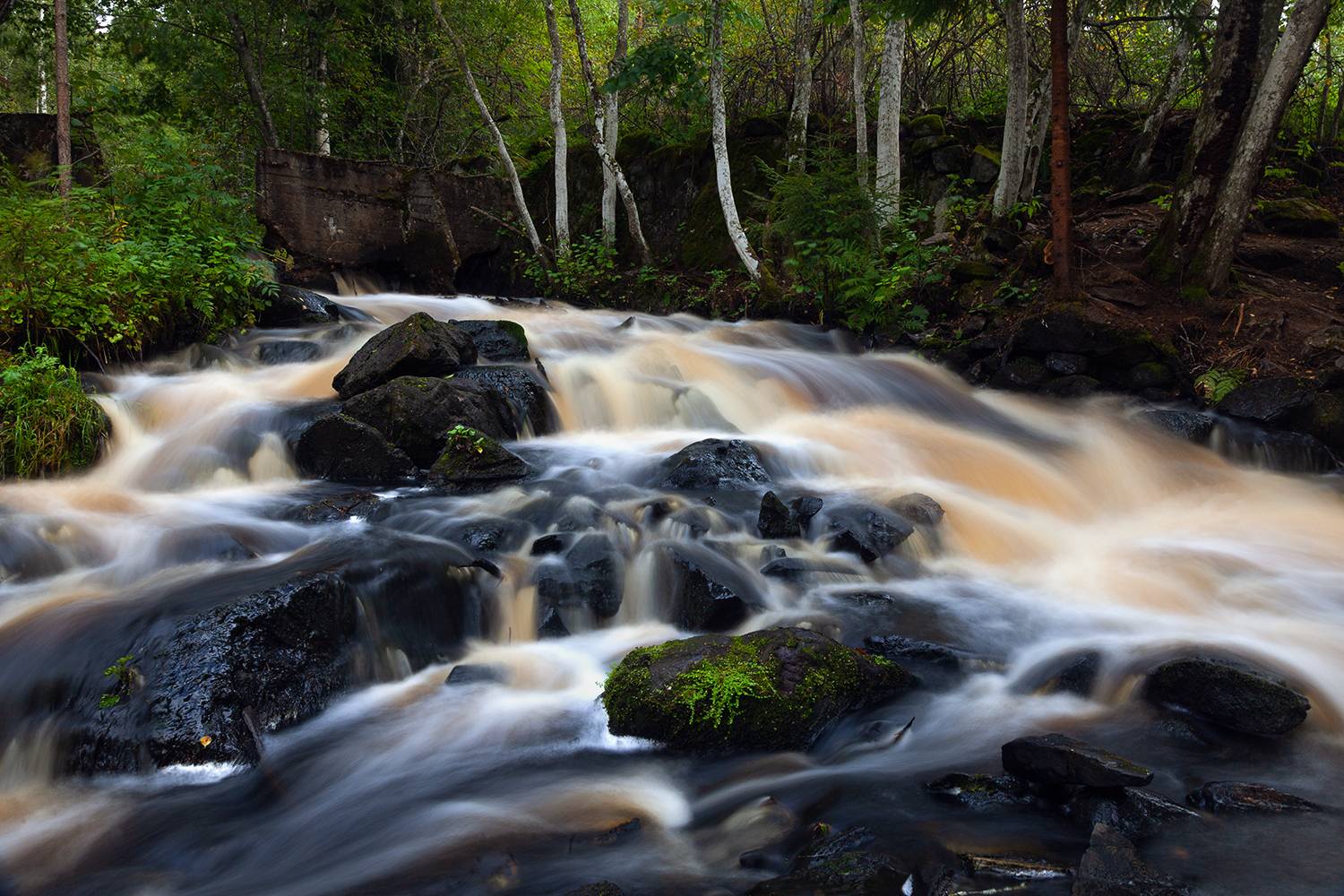 река, пейзаж, каскад, день, Хамаганова Мария