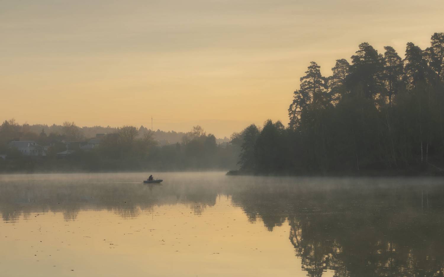 природа, пейзаж, туман, Olga Bonina
