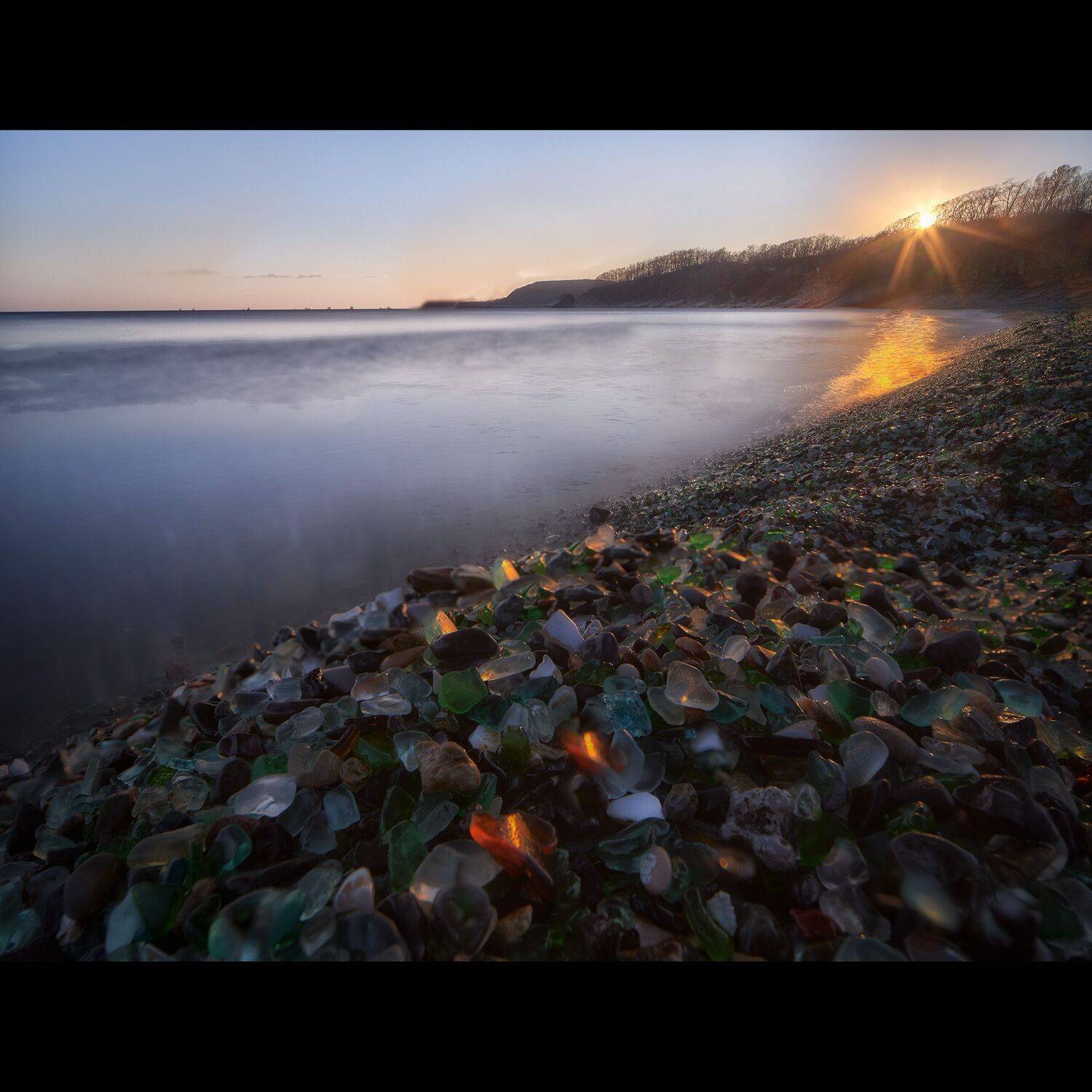 пляж, осень, приморье, россия, приморский край, море, японское море, закат, кекур, природа, пейзаж, Ivan A. Godovikov