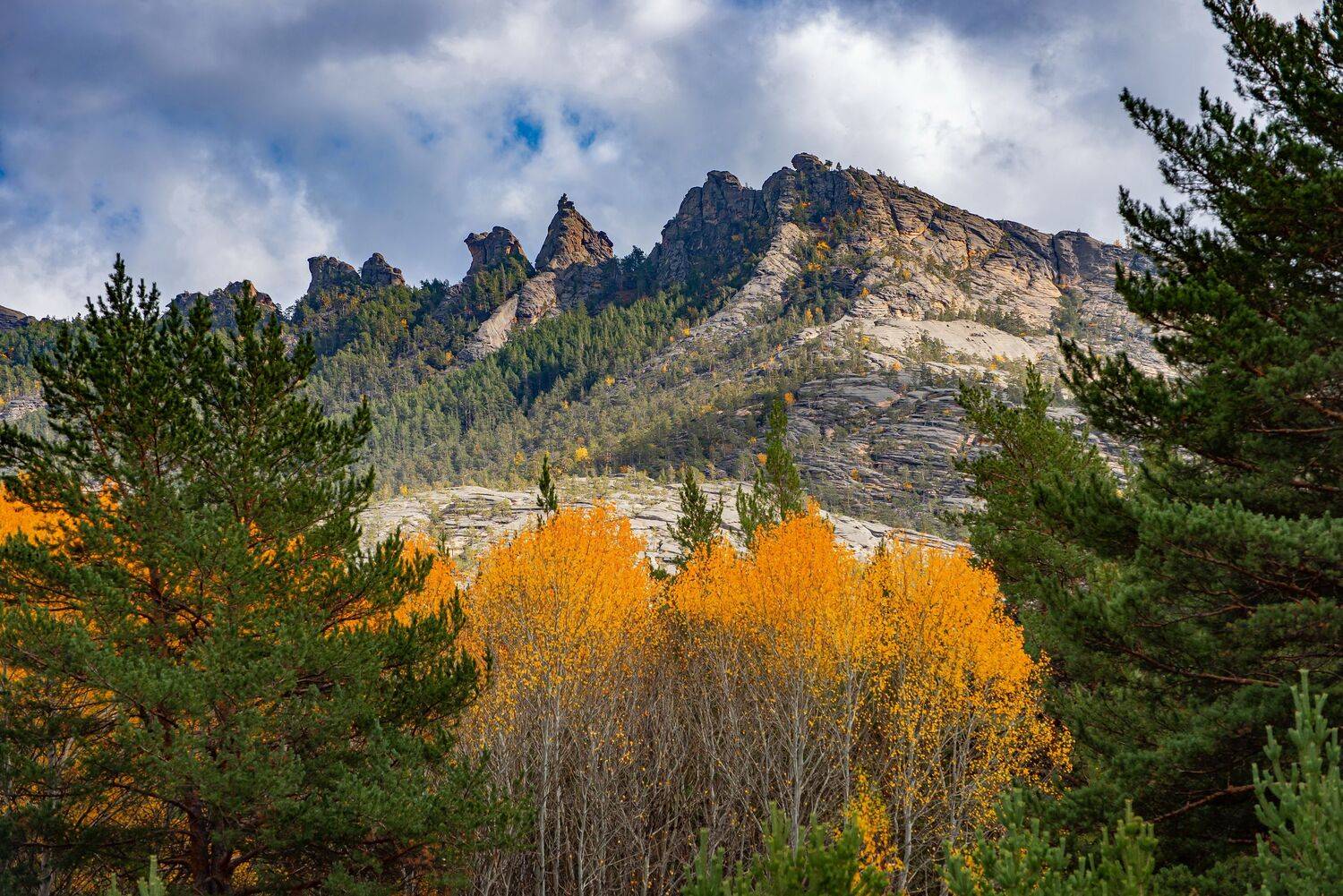горы каркаралинск осень, Евгений Дроботенко