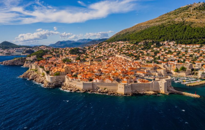 croatia, dubrovnik, drone, aerial, adriatic sea, city, architecture, sea, autumn, адриатика, адриатическое море, хорватия, дубровник, аэросъемка, город, море, осень, панорама, старый город Walls Of Dubrovnik фото превью