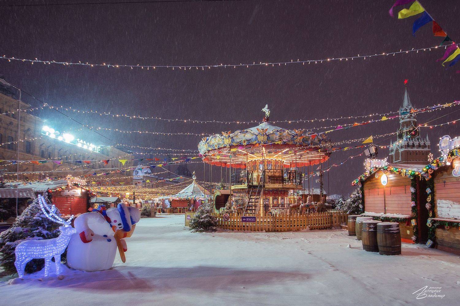 москва, красная площадь, новый год,, Липецких Владимир