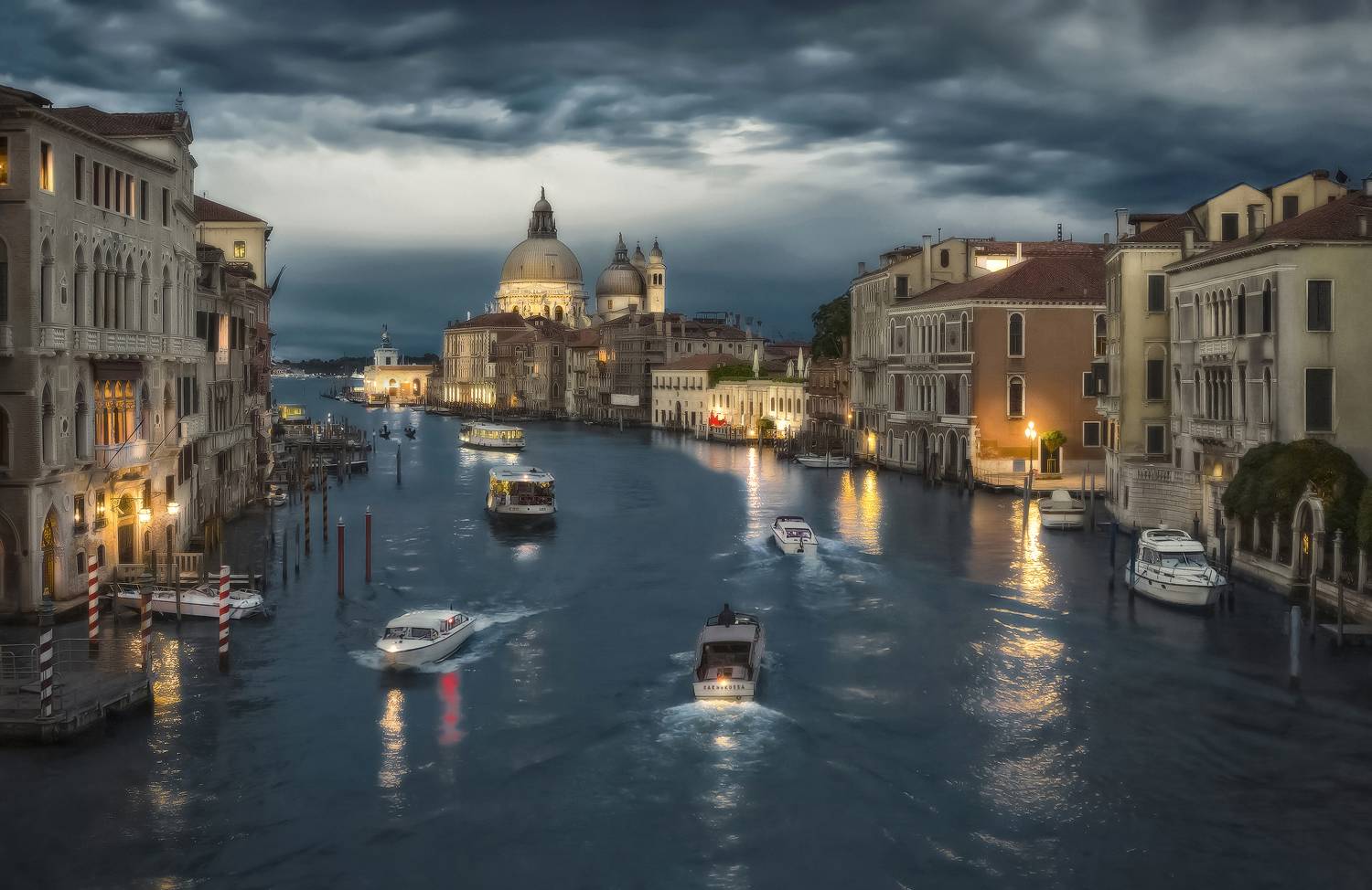 венеция, гранд-канал, вечер, canal grande, Andrey Chabrov