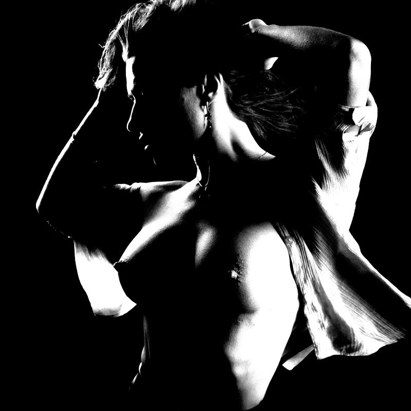 BW, nude, high contrast, чб, чернобелое, обнаженная  фото превью