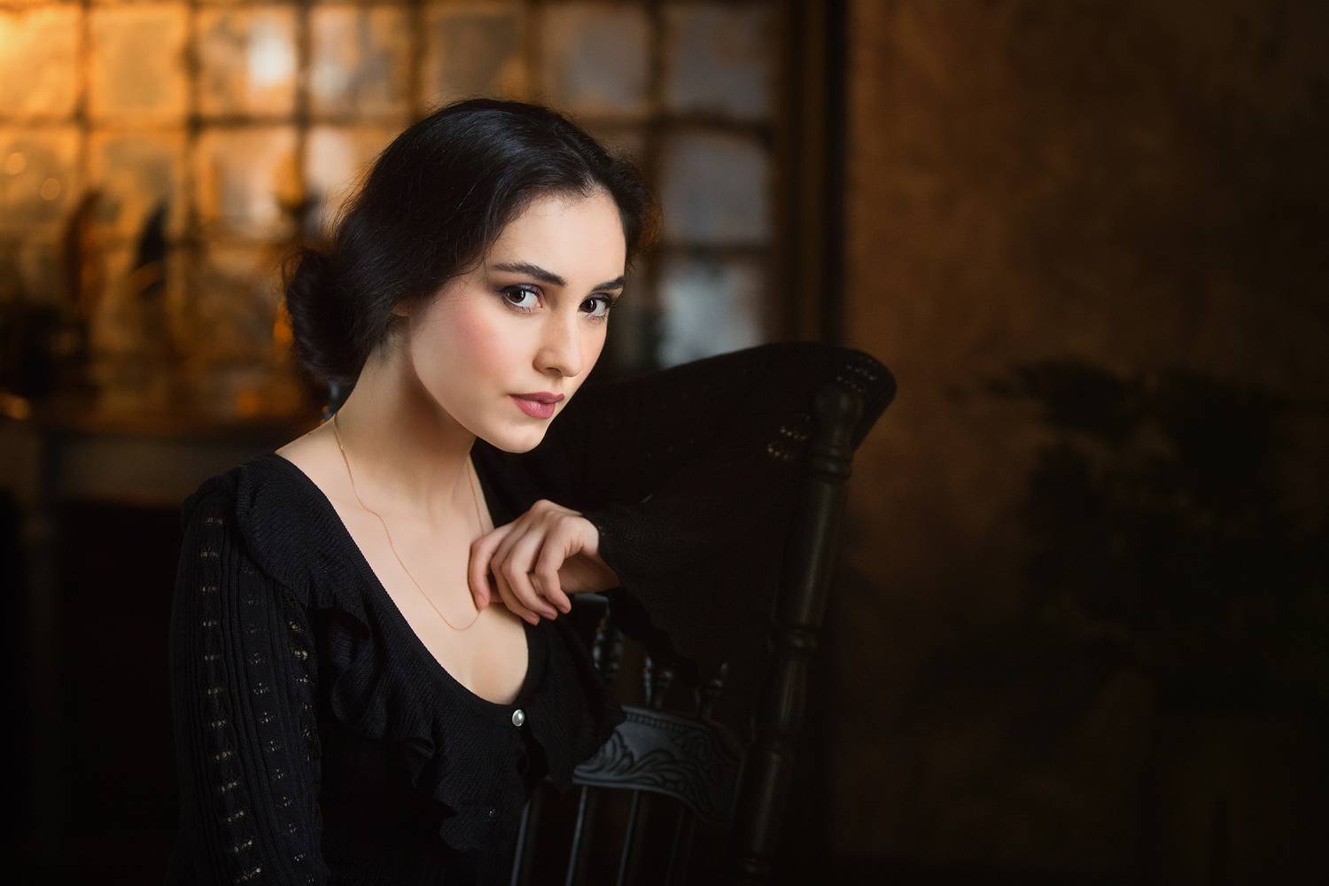 портрет, девушка, Алексей Назаров