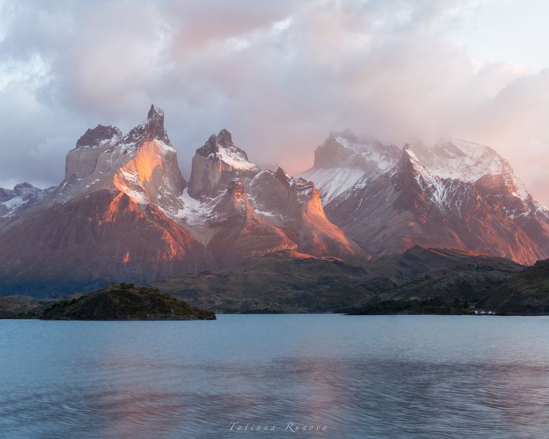 Рассвет  на озере Пехое фото превью