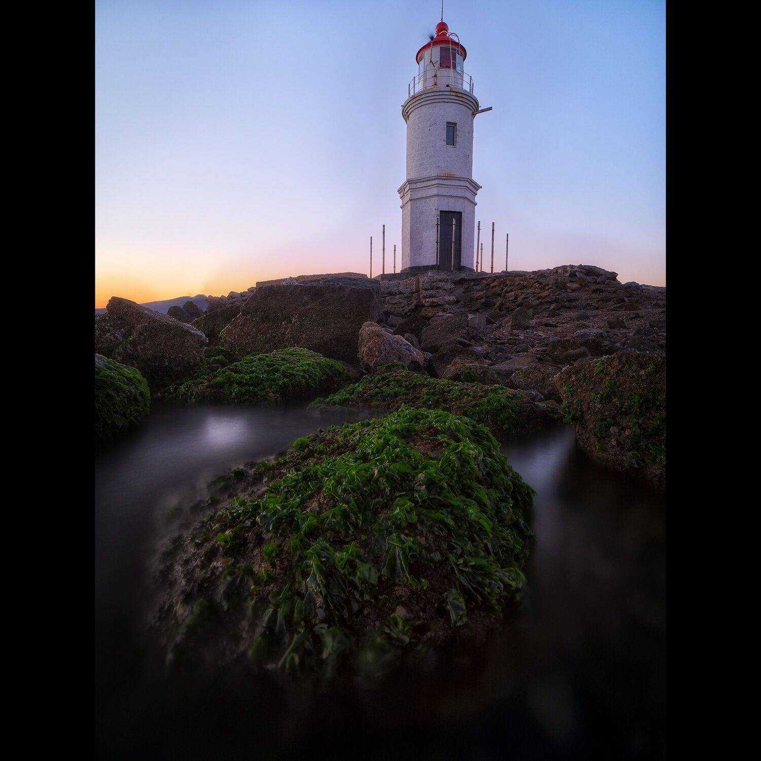 маяк, владивосток, осень, приморье, россия, приморский край, море, японское море, закат, кекур, природа, пейзаж, Ivan A. Godovikov