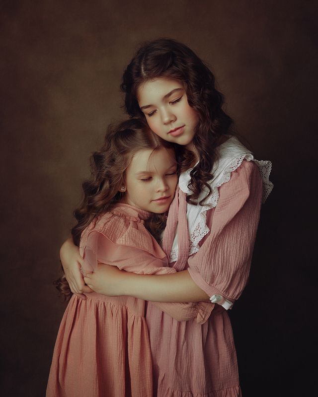 детский портрет, студия сестры фото превью