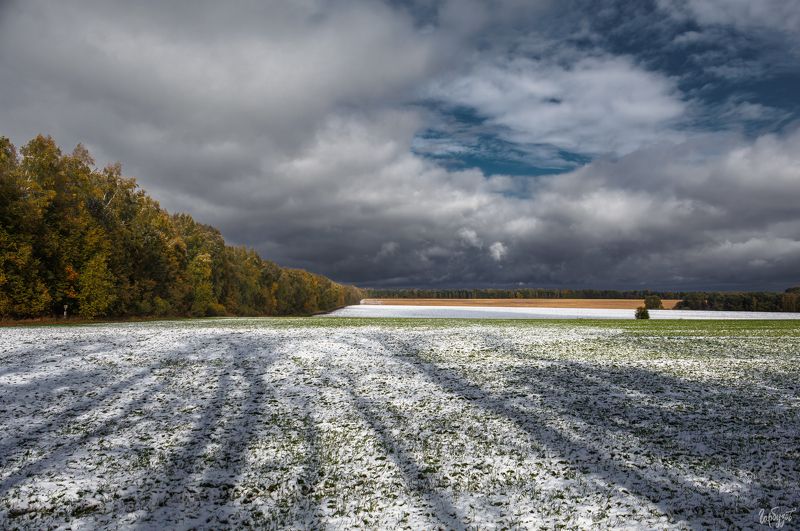 Первый снег фото превью