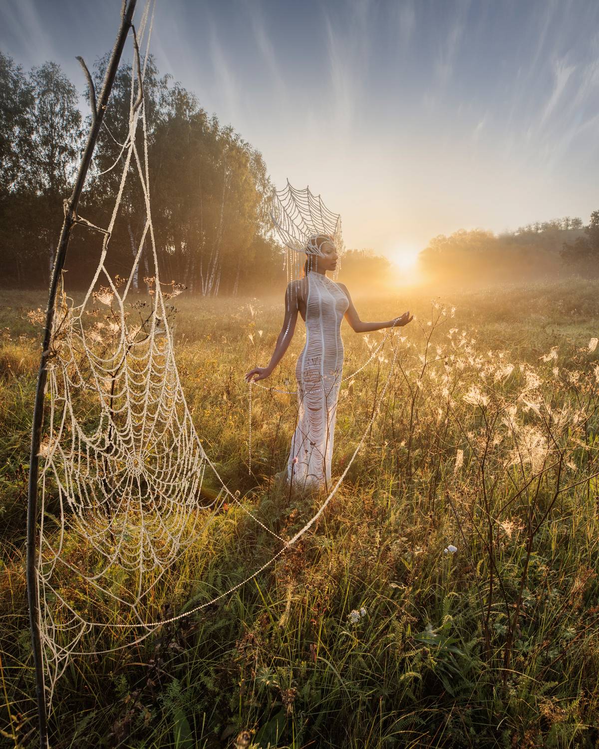 #паутина, #сентябрь, #автопртрет, Natalia Zakharova