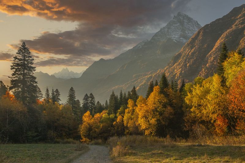 Осень в Домбае. фото превью