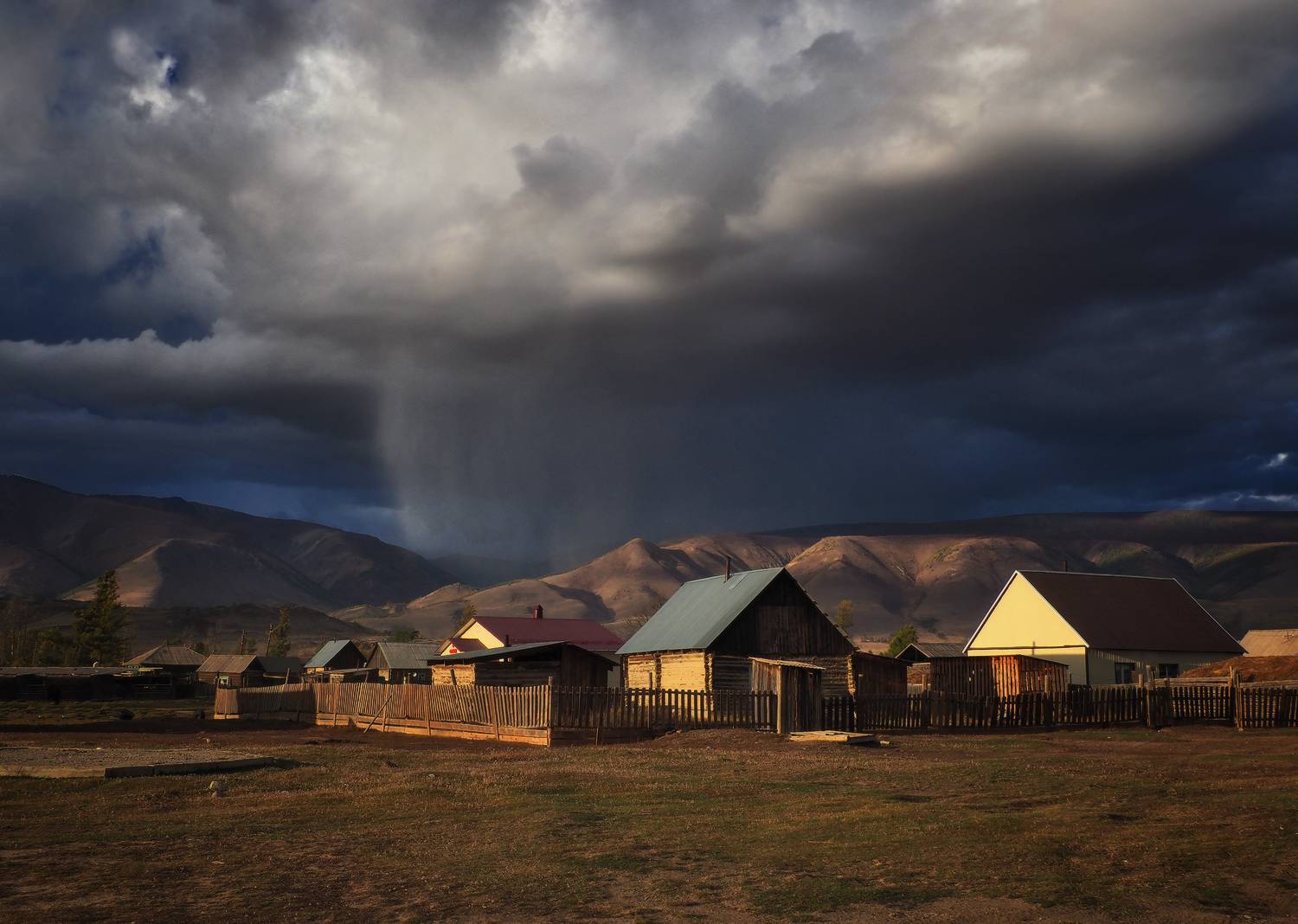 курай, алтай, республика алтай, горный алтай, туча, дождь, Галина Хвостенко