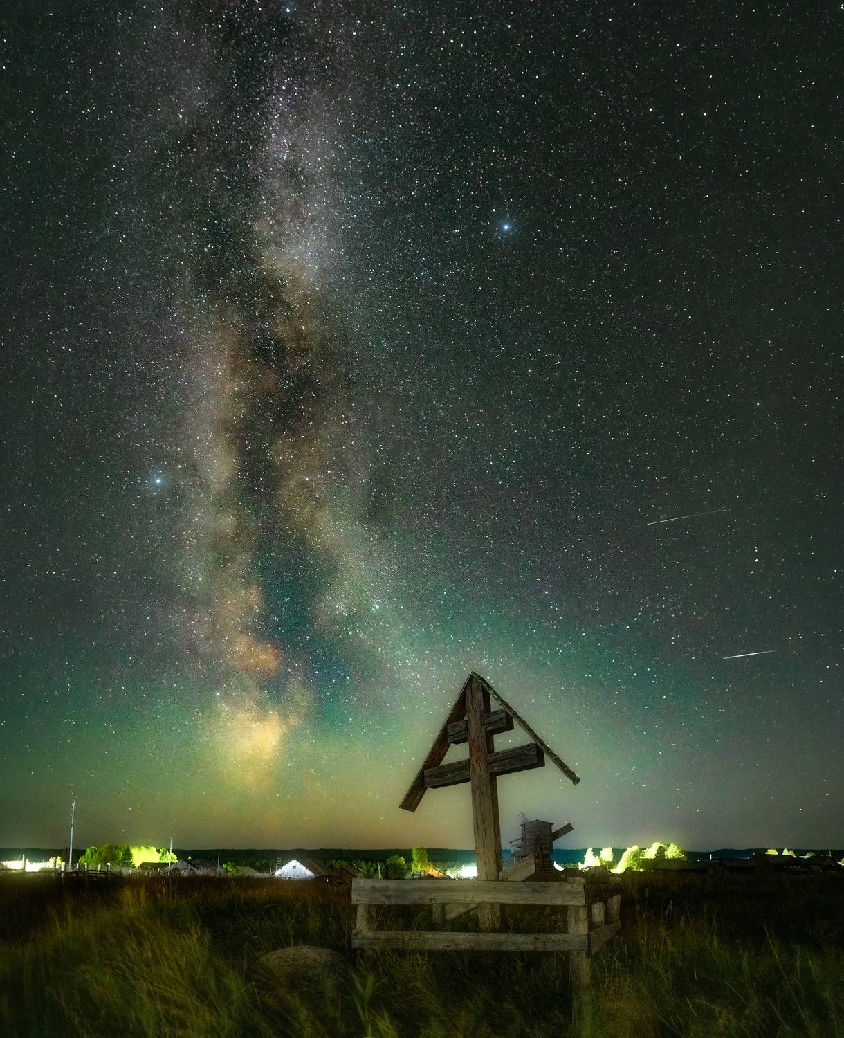 архангельская_область кимжа ночь млечный_путь, Михаил Карпов