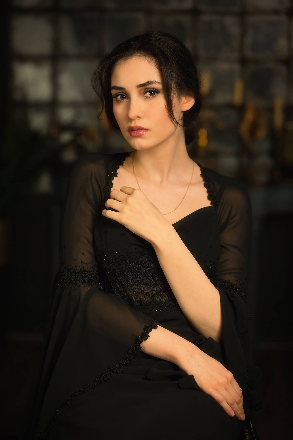 портрет, девушка, Алексей Назаров