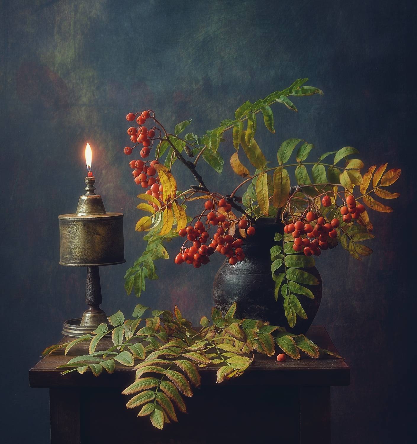 натюрморт,рябина,осень, Наталия К