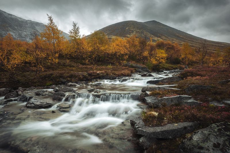Хибины, Кольский полуостров, осень Осень в Хибинах. фото превью