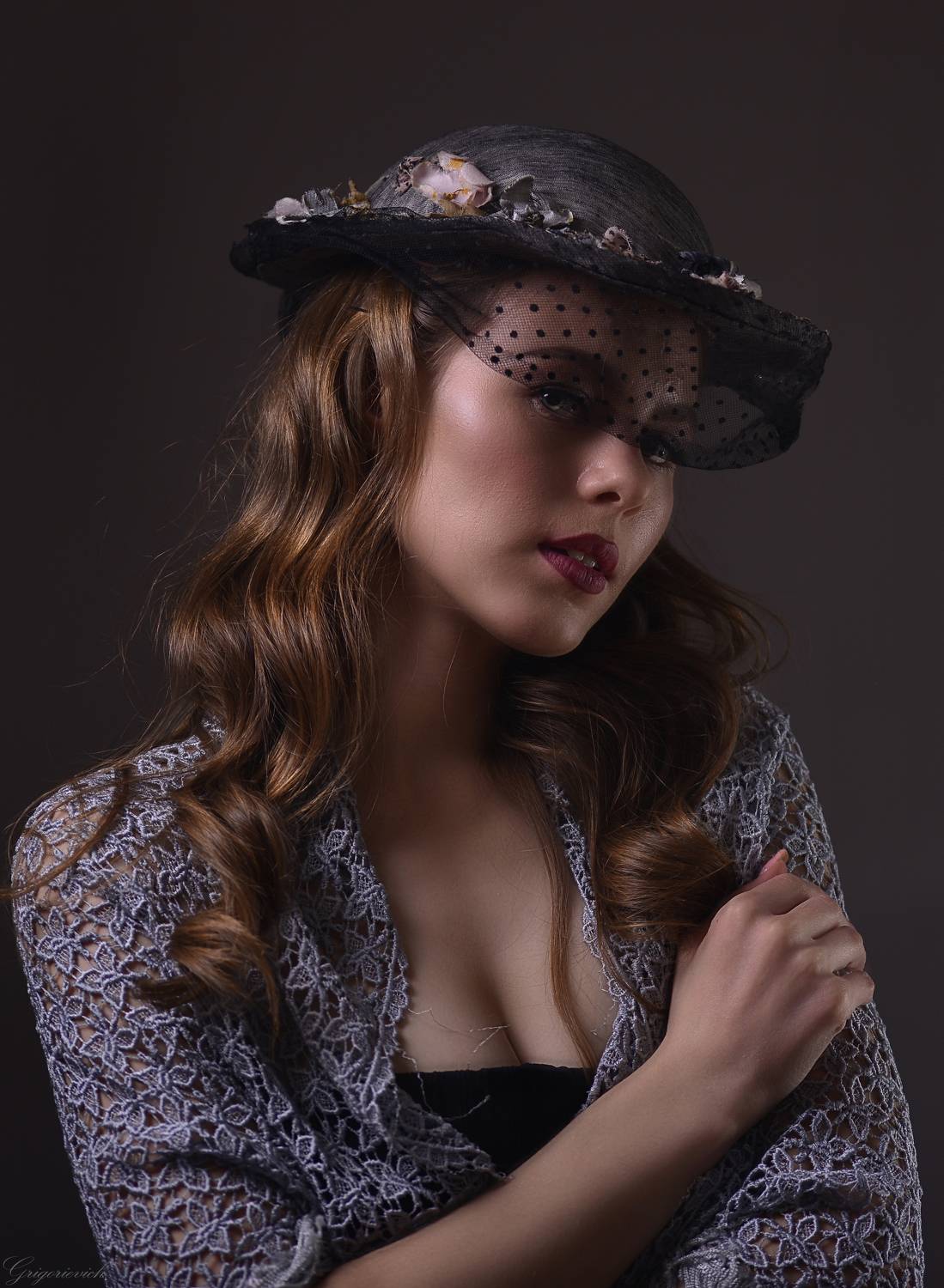 девушка. портрет. красота. глаза. улыбка. шляпа, Урасов Олег