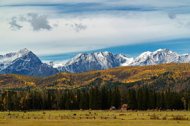 Тункинская долина в сентябре фото превью