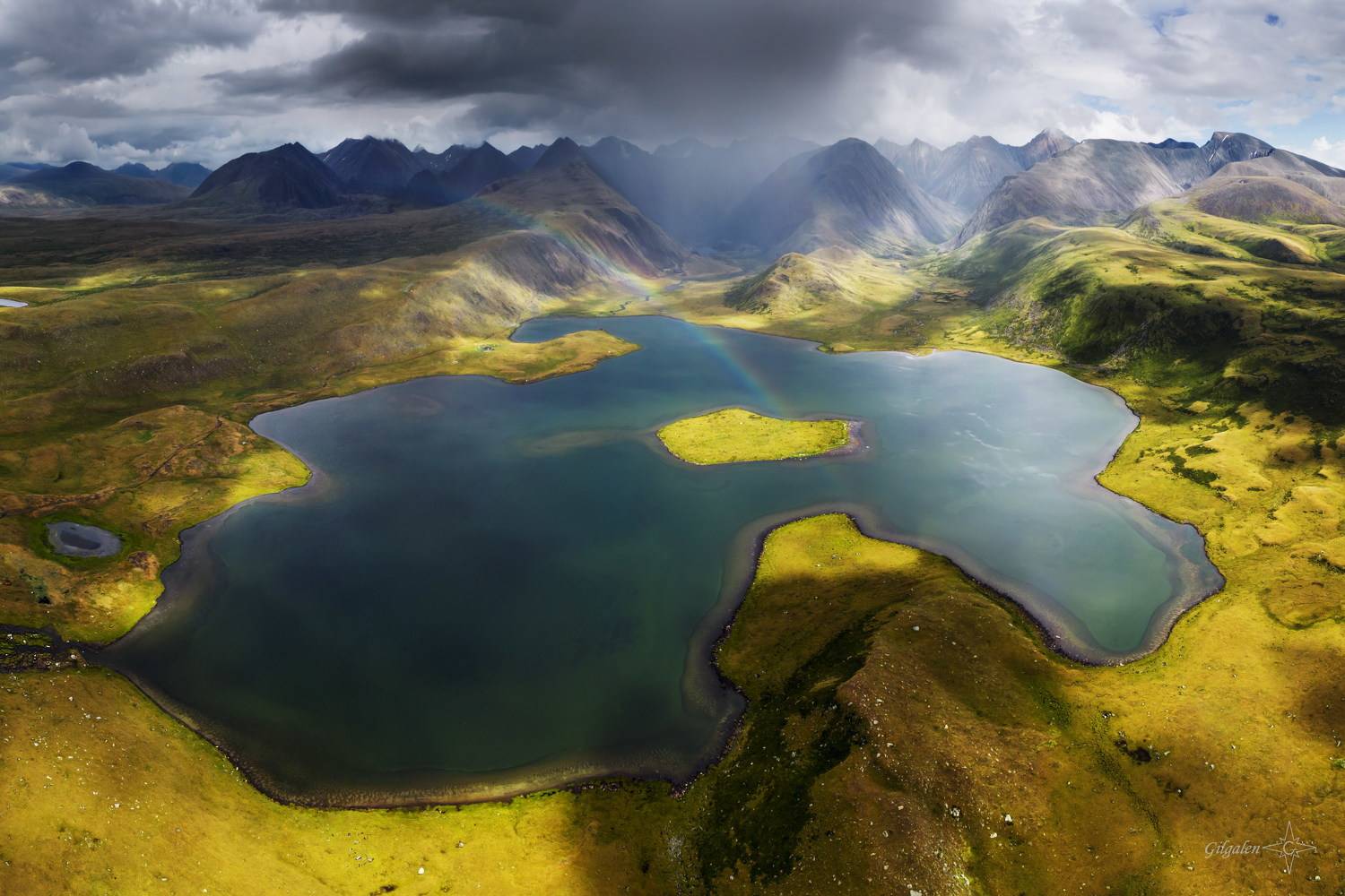 озеро радуга Хиндиктиг-Холь Алтай,  Gilgalen