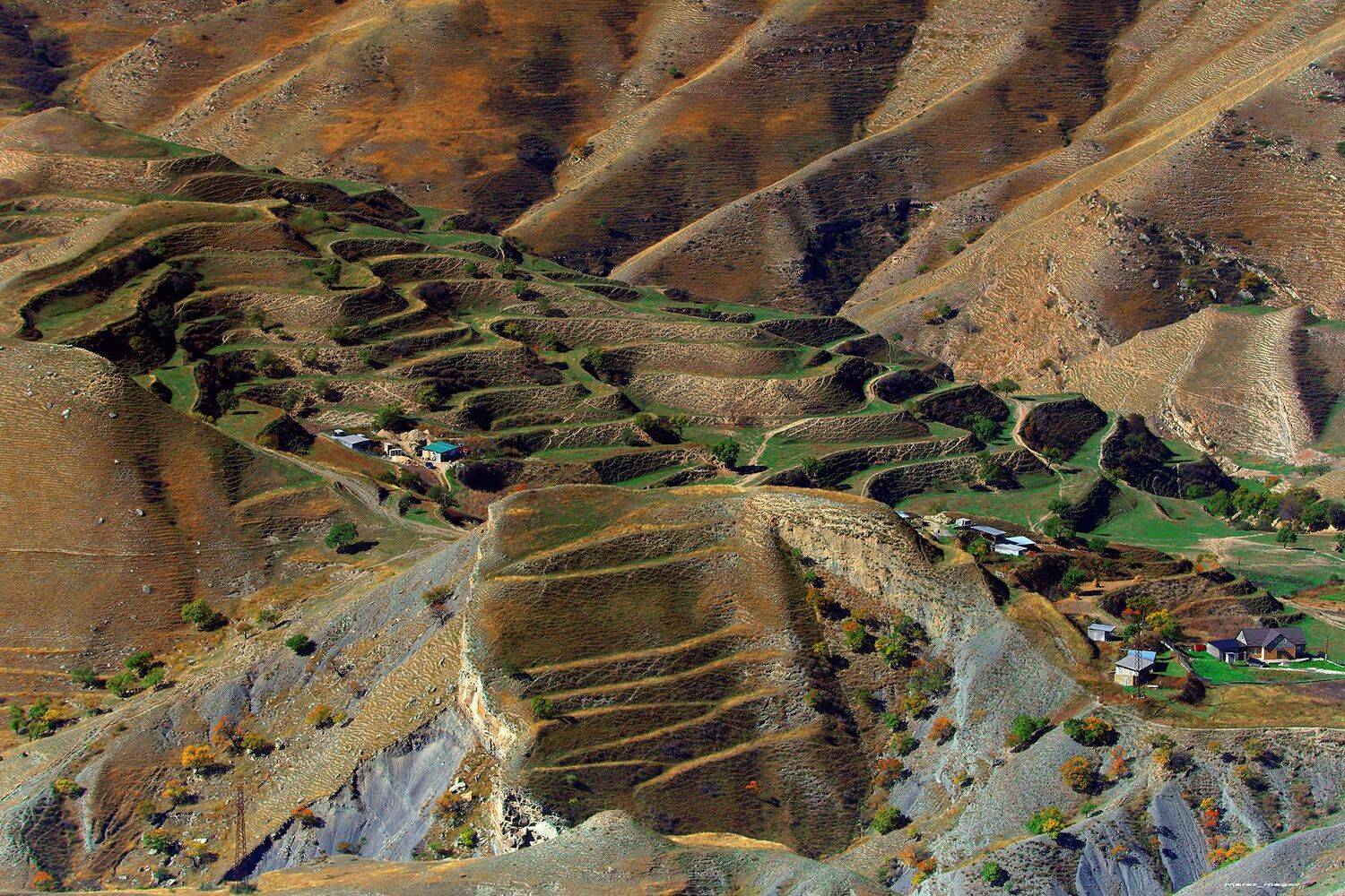 террасы,горы,осень,гунибский район,, Magov Marat