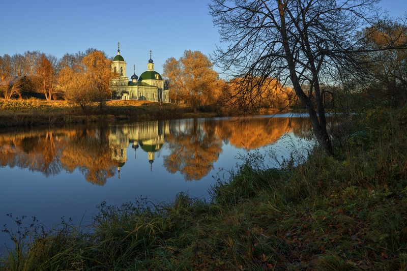 вечер, октябрь Октябрьский вечер фото превью