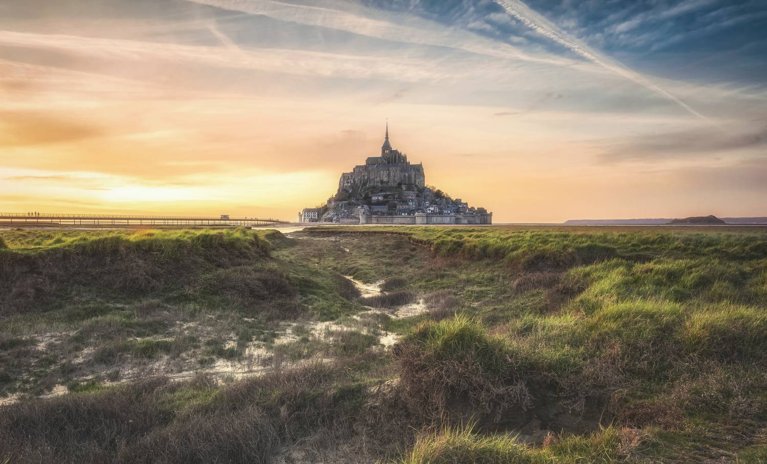 мон-сен-мишель , нормандия, франция, mont saint-michel, france, Andrey Chabrov
