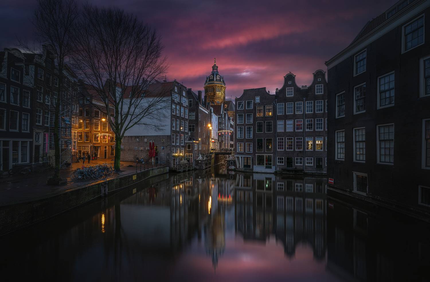 Amsterdam, Netherlands, Reflections, Sunrise, Daut Remo