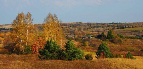 Осень в деревне